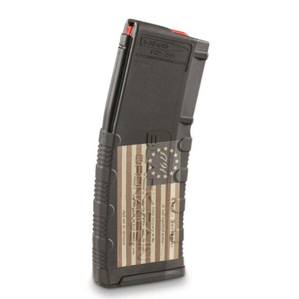 IRBROMAG30AMFLAG1791 Black Rain Ordnance 1791 American Flag Rifle Magazine 5.56x45 NATO 30/rd