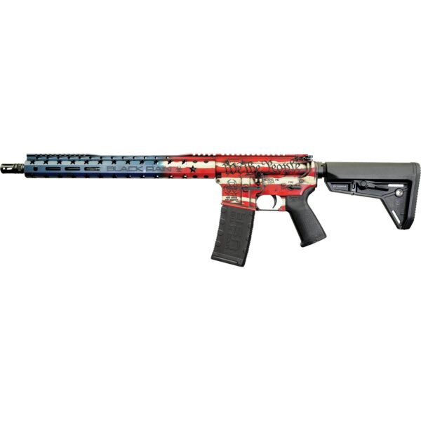 IRBROPATOLDGLORYWTP Black Rain Ordnance Spec+ Patriot Rifle 5.56mm 30rd Magazine 16" Barrel Old Glory "We the People" Finish