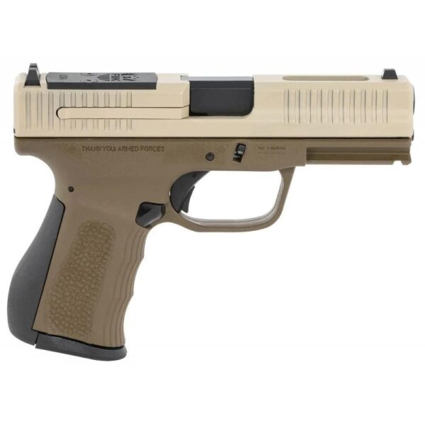 JJFMKG9C1EPROBBRTDS FMK Firearms Elite Handgun 9mm 14/rd 4" Barrel Bronze with FF3 Optic