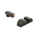 KQGL816 Ameriglo Trooper Tritium Sight Set Green with Orange Front Green with Black Rear for Glock