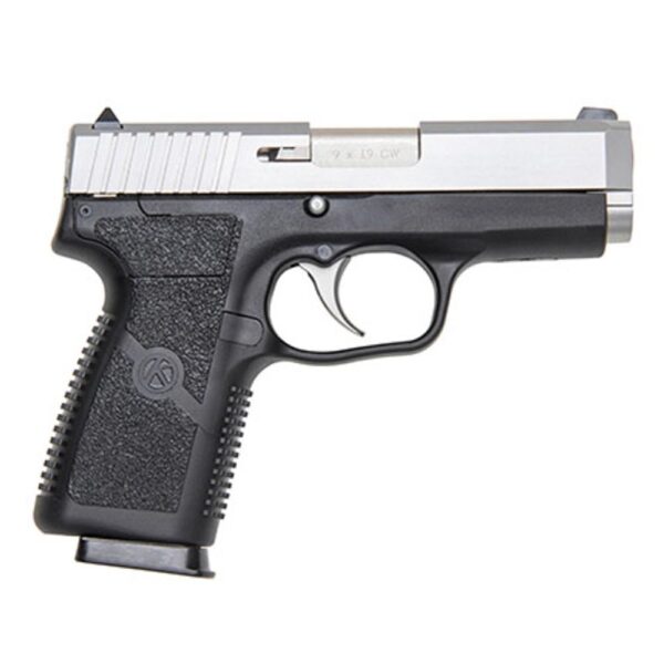 KZCW90G93N 1 Kahr Arms CW9 Handgun 9mm Luger 7rd Magazine 3.5" Barrel Black with Silver Slide Night Sights