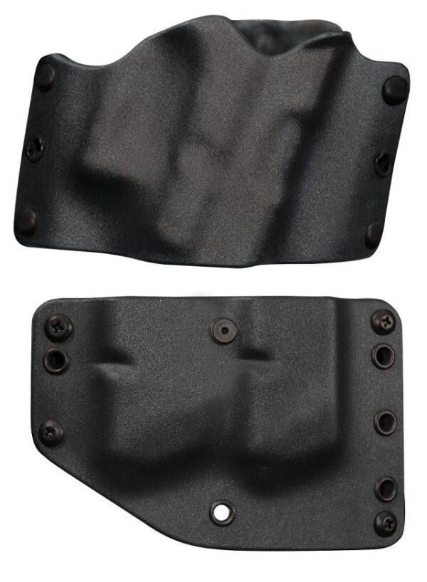 LBH60226C HOLSTER & TWIN MAG COMBO PACK - FITS COMPACT OWB RH BLACK