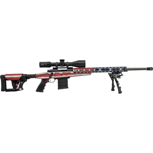 LLHCRACF65CUSA Howa Carbon Flag Chassis Rifle 6.5 Creedmoor 10/rd 24" Barrel Flag