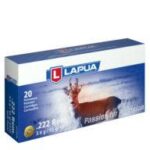 LP4315021 Lapua Rifle Ammuntion .222 Rem 55gr FMJ 2887 fps 20/ct