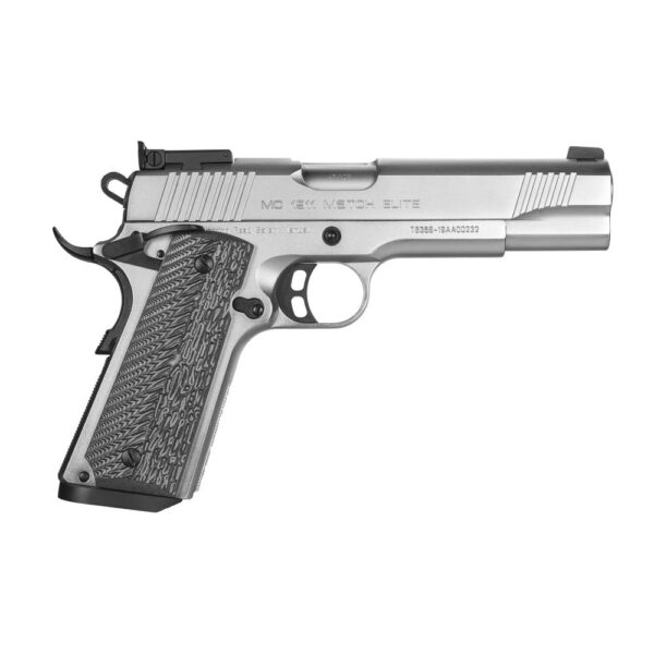 MC1911 Match Elite Right EAA Girsan MC1911 Match Elite Handgun .45 ACP 8rd Magazine 5" Barrel Chrome Frame