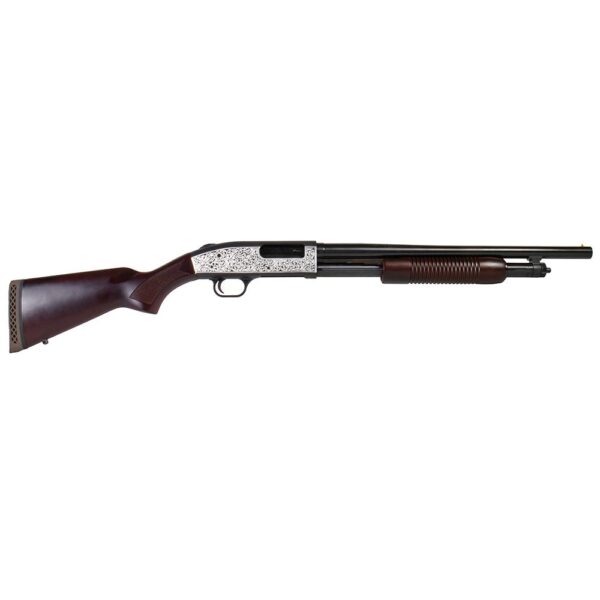 MV50429FLGR6 Mossberg 500 Retrograde Shotgun 12 ga 3" Chamber 5rd 18.5" Barrel Filigree Polished