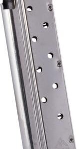 MEC-GAR 1911 Handgun Magazine 9mm HT Nickel 9/rd