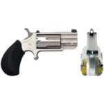 NDNAAPUGDP 1 NAA PUG DP Ported Handgun .22 Mag 5rd Capacity 1" Barrel Silver with Black Grips