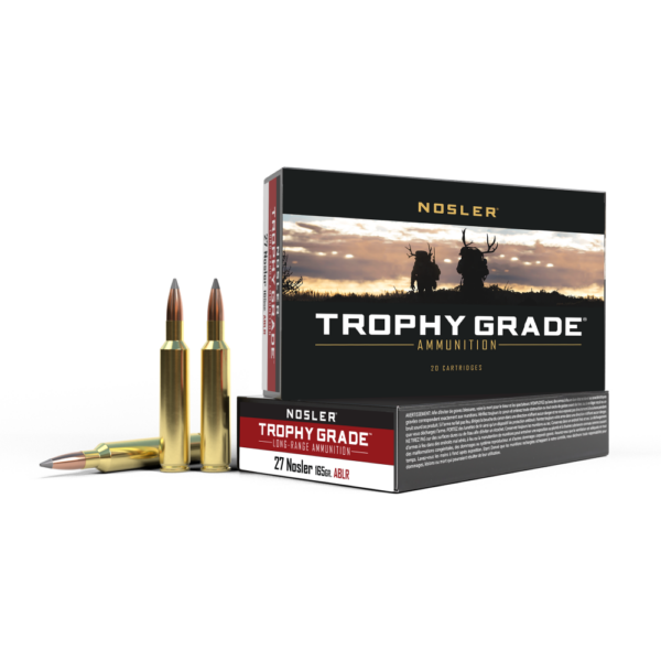 NO61237 1 27 Nosler 165gr ABLR (20 ct.) Ammunition