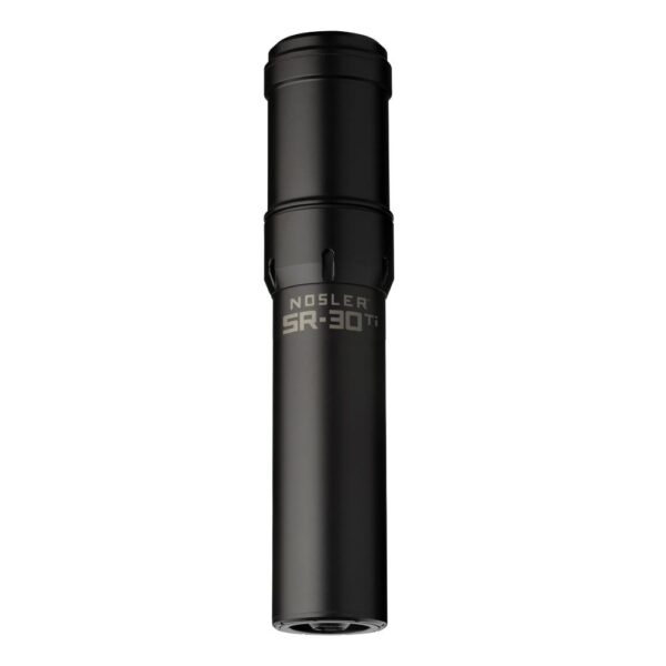 NO90646 1 Nosler SR-30 Ti Suppressor 5/8x24 .30 Cal 7.96" Black