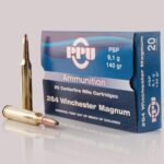 OQPP264 PPU Standard Rifle Ammunition .264 Win Mag PSP 140 gr 3018 fps 20/ct