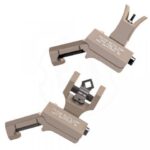 OV020369 Troy 45-Degree Offset Sight Set - SSIG-45S-MDFT-00 - M4 Front & Dioptic Rear - Flat Dark Earth