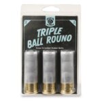 PPRDG1203 Reaper Defense Triple Ball Round Shotshell 12ga 2-3/4" Rubberballx3 3/ct