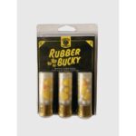 PPRDG1261 Reaper Defense Rubber Bucky Shotshell 12ga 2-3/4" Resin Duck Rubber Buckshot 3/ct