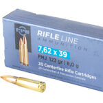 PPUPP739F 1 PPU 7.62X39 FMJ 123GR 20/1000