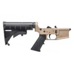 QJAPAR501351 Aero Precision AR15 Standard Complete Lower Receiver - FDE Cerakote