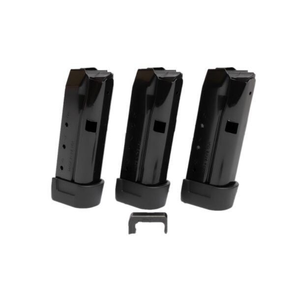 QSZ9COMBO3M1C 1 Shield Arms Z9 Handgun Magazine for Glock 43 9mm 9/rd 3 Pack Black