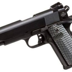 Rock Island Armory Rock Ultra MS .45 ACP 4.25 inch parkerized pistol with black gray G10 grips