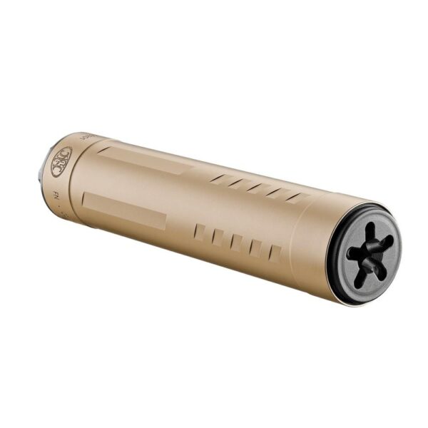 RJ96100838 1 1 FN Catch 22 Ti Suppressor .22 LR/17 HMR 5.25" 1/2"x28 Thread Flat Dark Earth