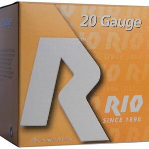 Rio Small Game Load Shotshell 20 ga 3" MAX 1-1/4 oz #5 1250 fps 25/ct