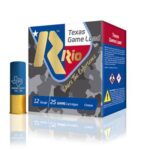 ROTG366TX Rio Texas Game Load 36 Shotshells 12 ga 2-3/4" 1-1/4oz 1250 fps #6 25/ct