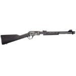 RP22181SY EN17 Rossi Gallery Pump Rifle .22 LR 15rd Capacity 18" Barrel Black Synthetic Stock Snakeskin Engraving