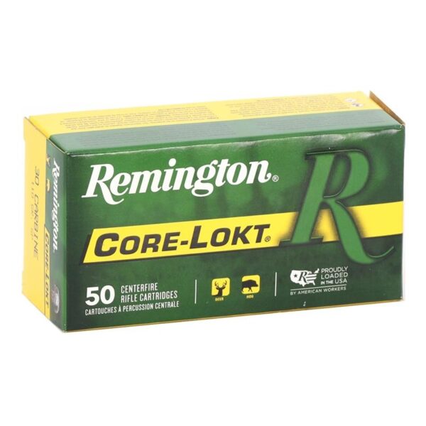 RT28322 1 1 Remington Core-Lokt Rifle Ammunition .30 Carbine 110 gr SP 1990 fps 50/ct