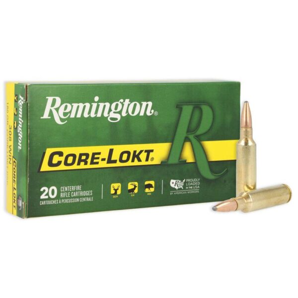 RT29489 1 Remington Core-Lokt Rifle Ammunition .300 WSM 150 gr PSP 3320 fps 20/ct