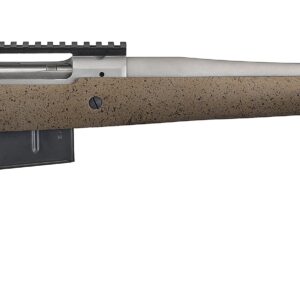 Ruger Hawkeye Long Range Hunter 6.5 PRC 22-inch matte stainless threaded barrel speckled black/brown stock