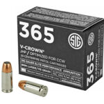 SGE9MMA1 365 1 SIG AMMO 9MM 115GR JHP CCW 20/200