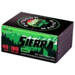 SIA846025 Sierra Sports Master Handgun Ammunition .40 S&W 180gr JHP 985 fps 20/ct