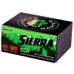 SIA880029 Sierra Outdoor Master Handgun Ammuntiion .45 ACP 185 gr JHP 20/ct