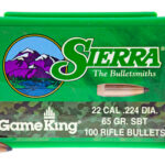 SIER1395 1 SIERRA GAMEKING .224 65GR 100CT