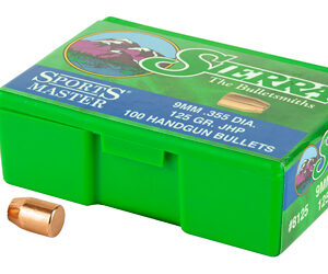 SIERRA SPORTS MASTER 9MM 125GR JHP