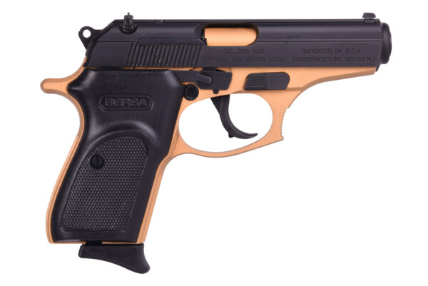 T380GLD8 BERSA THUNDER 380 GOLD/BLACK 380ACP