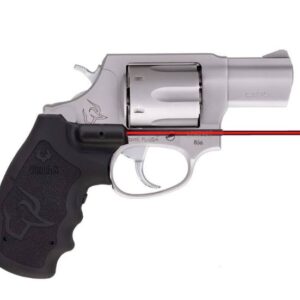Taurus 856VL .38 Special 2-inch revolver with Viridian red laser grip and matte stainless finish