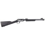 TERP22181SYEN12 Rossi Gallery Pump Rifle .22 LR 15rd Capacity 18" Barrel Black Synthetic Stock Feather & Son Engraving