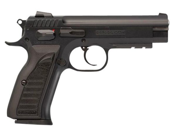 Tanfoglio Combat 9mm Luger pistol 4.40 inch barrel black steel slide black polymer grips