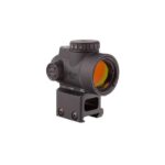 TR2200031 1 Trijicon MRO Adjustable Green Dot Reflex Sight w/Lower 1/3 Co-Witness Mount - 1x25mm 2.0 MOA Green Dot Black Matte