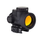 TR2200032 Trijicon MRO Adjustable Green Dot Reflex Sight w/Low Levered Quick Release Mount - 1x25mm 2.0 MOA Green Dot Black Matte