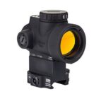 TR2200034 Trijicon MRO Adjustable Green Dot Reflex Sight w/Lower 1/3 Co-Witness Levered Quick Release Mount - 1x25mm 2.0 MOA Green Dot Black Matte