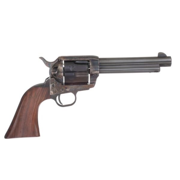 TURC1200115 1 Taylor's 1873 SA Army Grip Handgun .45 Colt 6rd Capacity 5.5" Barrel Black with Walnut Grip