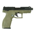 TX12TX22P141O 1 Taurus TX22 Handgun .22 LR 16&22rd Magazines 4.6" Barrel Black Slide/ODG Frame T.O.R.O.