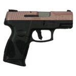 TX1G2C93112RGG right Taurus G2C "Rose Gold Glitter" Handgun 9mm Luger 12rd Magazines(2) 3.2" Barrel