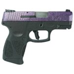 TX1G2C93112SP 1 Taurus Exclusive G2C "Purple Sparkle" Handgun 9mm Luger 12rd Magazine 3.2" Barrel Black Slide/Grip