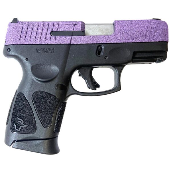 TX1G3CP931SP 1 Taurus G3C "Purple Sparkle" T.O.R.O. Handgun 9mm Luger 12rd Magazines 3.2" Barrel Optic Ready