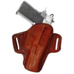 TYBH3142 Tagua Gunleather Open Top Belt Holster for Taurus Judge Public Defender Brown Right Hand