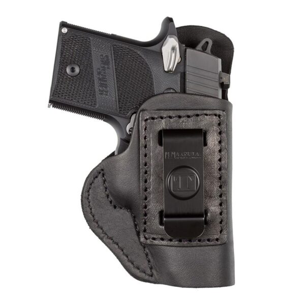 TYSOFT 1 Tagua Gunleather Super Soft IWB Holster Fits Ruger LCR Black RH