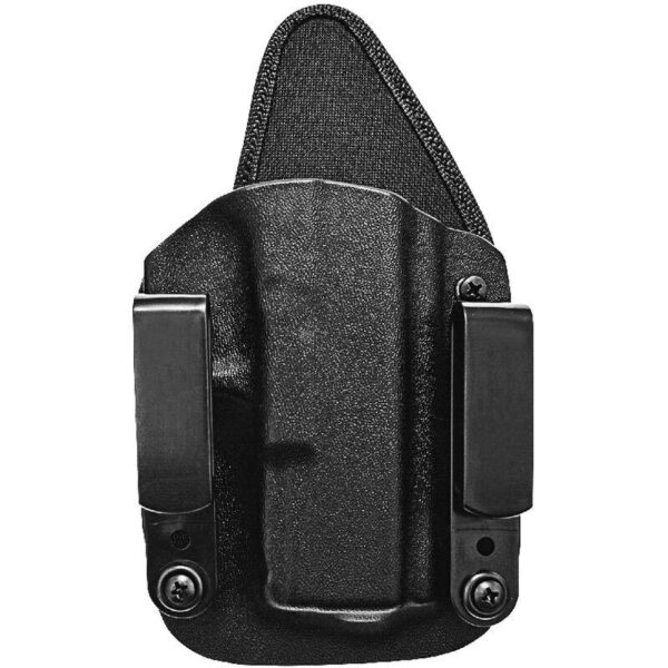 TYTHERECRUITER1010 1 Tagua The Recruiter Hybrid IWB Kydex Holster for S&W Shield 9mm/40mm Black Ambidextrous