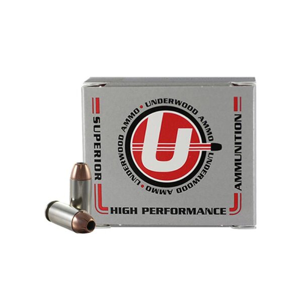 UB223 Underwood Ammo XTP Jacketed Hollow Point Handgun Ammunition 40 S&W 155gr JHP 1300 fps 20/ct